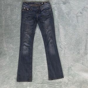 Miss Me boot cut size 26 dark wash